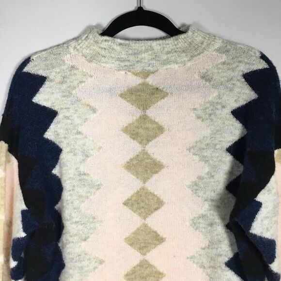 RD Style Geometric Western Aztec Southwestern Multicolor Knitted Sweater XS - Picture 2 of 10